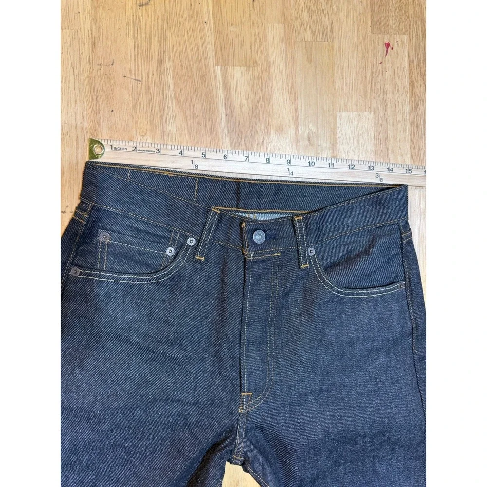 Levi's 501 Original Fit Jeans Mens W30 L30 Dark Wash Button Fly 100% Cotton NWOT